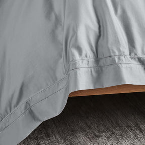 Kings & Queens Egyptian Cotton Classic Hemstitch Supreme Bundle Set in Cloud Fabric Detail Duvet