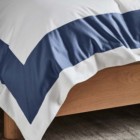 Kings & Queens Egyptian Cotton Signature Cuff Starter Bundle Set in Atlantic Fabric Detail