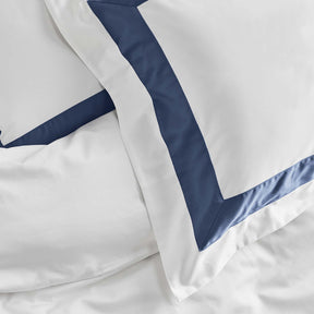 Kings & Queens Egyptian Cotton Signature Cuff Starter Bundle Set in Atlantic Top Bed