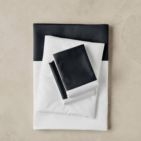 Kings & Queens Egyptian Cotton Signature Cuff Sheet Set in Charcoal Bedding Set
