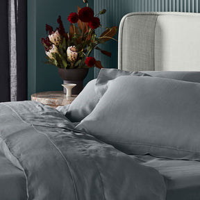 Kings & Queens Vintage Linen Starter Bundle Set in Night Side View