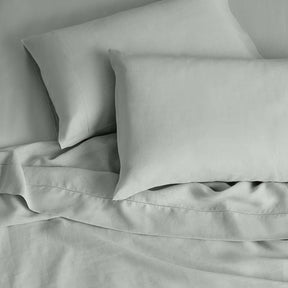 Kings & Queens Vintage Linen Sheet Set in Tin Pillowcase Set